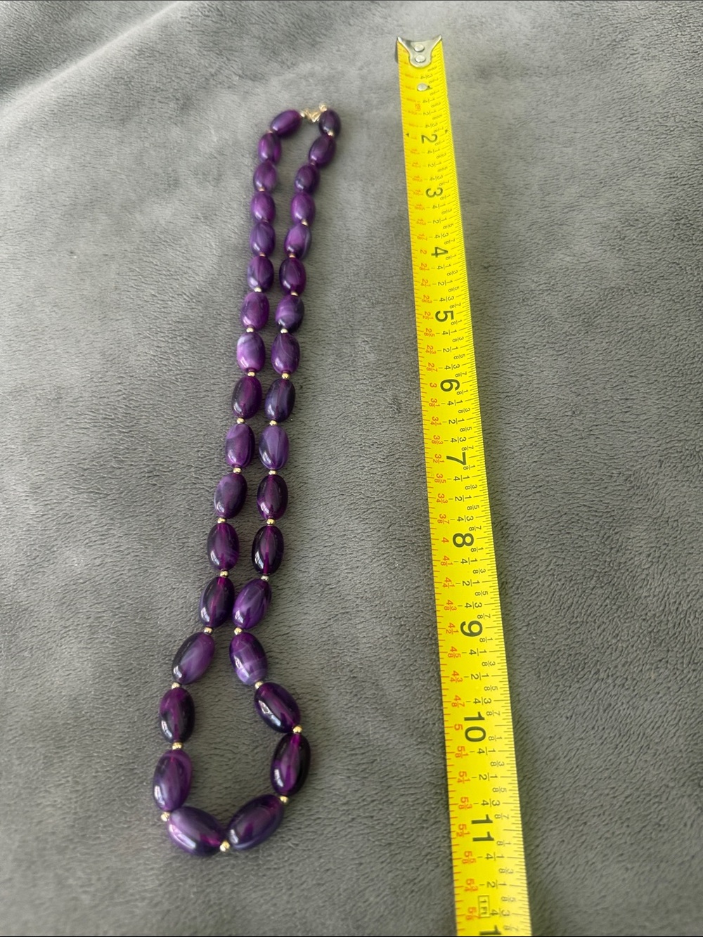 Purple Beaded Women's Necklace
